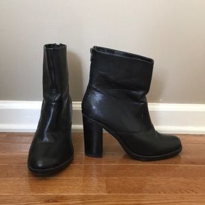 Faux Leather Boots
